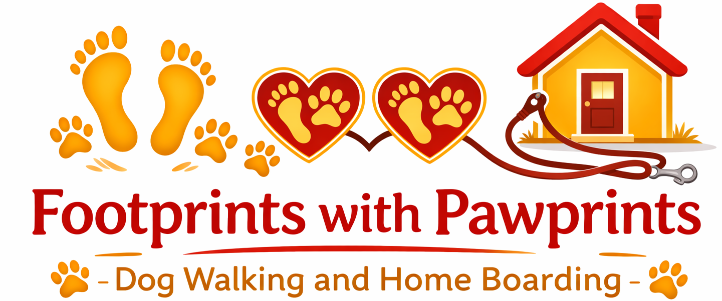 Footprints with Pawprints